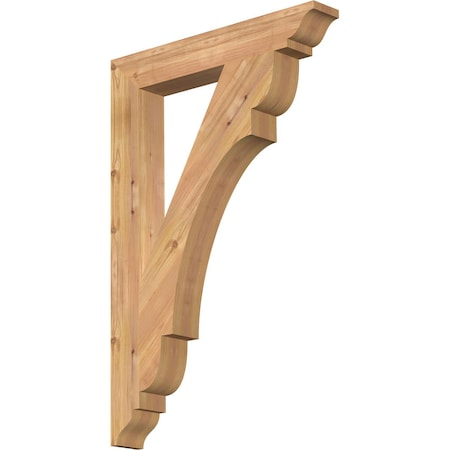 Olympic Traditional Smooth Bracket, Western Red Cedar, 3 1/2W X 24D X 36H